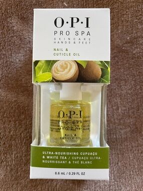 O•P•I Pro Spa Nail & Cuticle Oil - Ultra-Nourishing Cupuaçu and White Tea